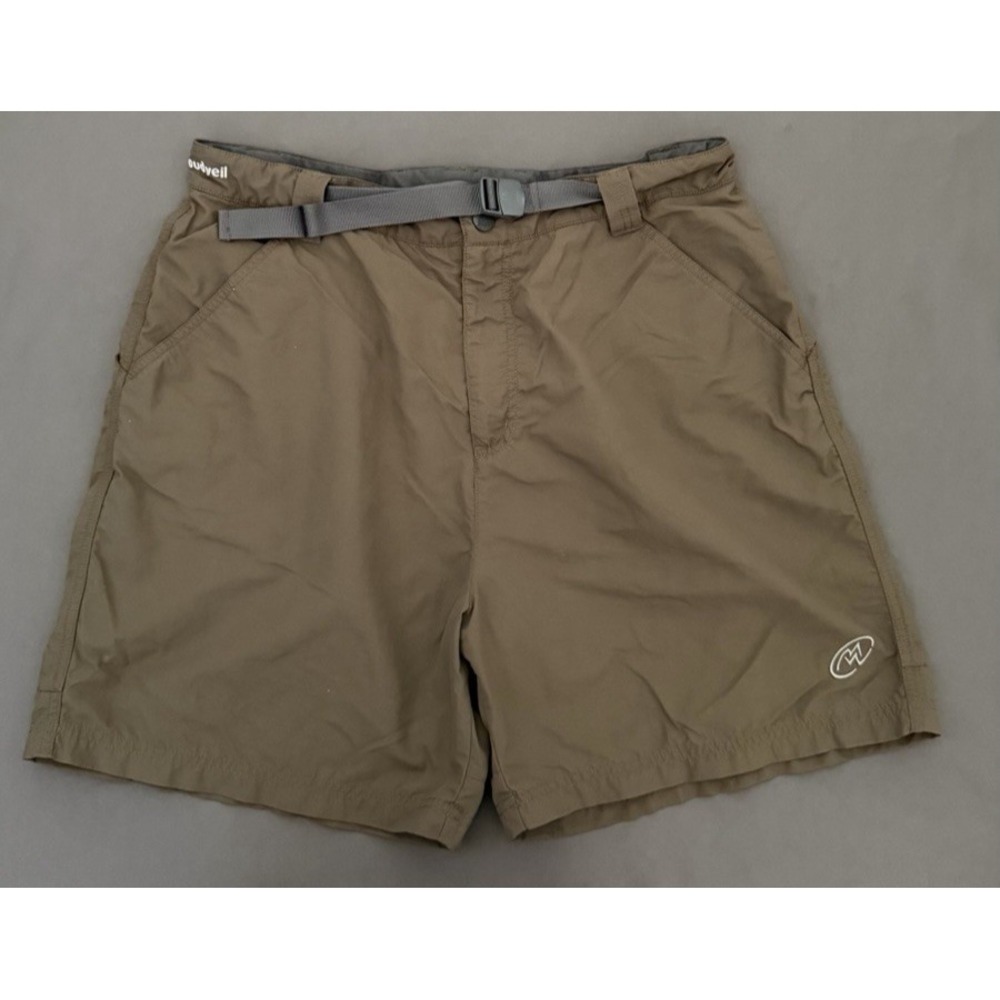 Cloudveil Shorts Mens Size 38 Brown Outdoors Hiking Adjustable‎ Waist Belted